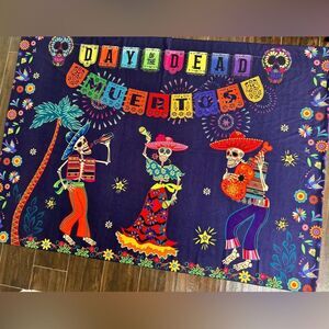 Day of the Dead photo shoot cloth backdrop/wall hanging